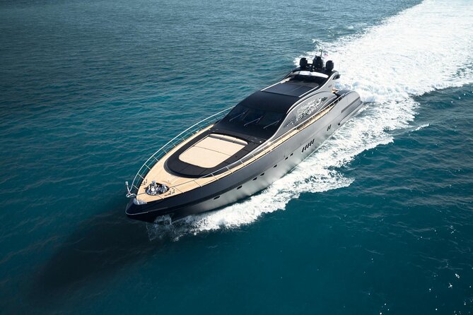 108 ft Neoprene Overmarine Yacht - Boarding at Cabo San Lucas Marina