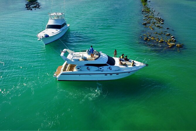 2 Hour Sunset - 47' Azimut, Tulum, Playa del Carmen, Riviera Maya - Starting at Puerto Aventuras at 6 p.m.