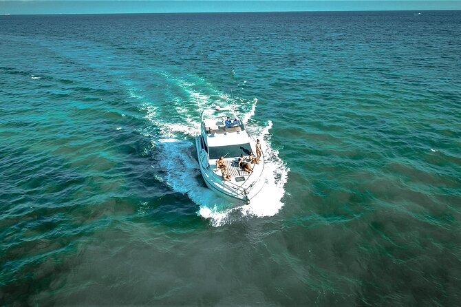 2 Hour Sunset - 47' Azimut, Tulum, Playa del Carmen, Riviera Maya - Swimming, snorkeling, and paddle boards