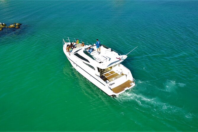 3 Hour Xpu-Ha - 47' Azimut, Tulum, Playa del Carmen, Riviera Maya - Water time with paddleboards and life jackets