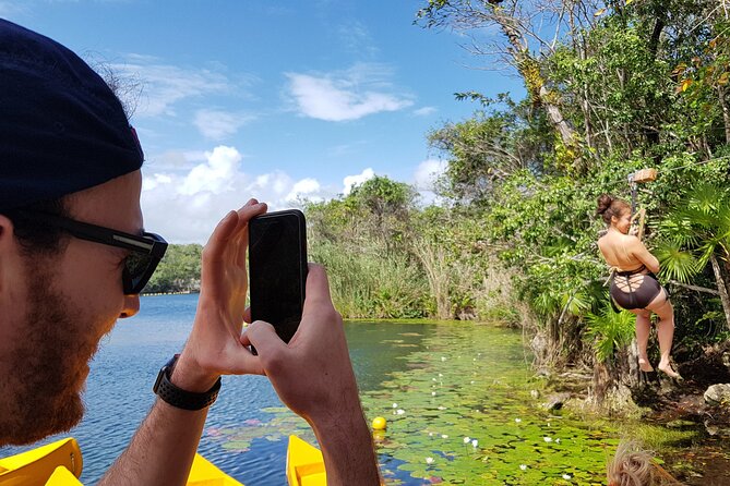4 Private Cenotes, Zip-Lines, Canoes & Mayan Village with Delicious Lunch - The guide can make or break the pace