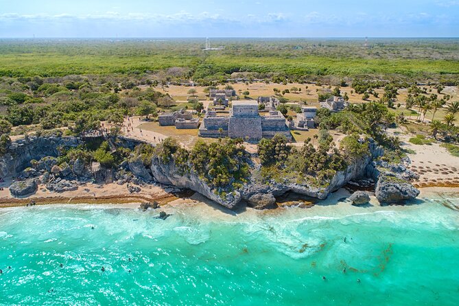 4x1: Coba, Cenote, Tulum and Playa del Carmen Tour from Cancun - The cenote stop: a welcome hour in cold water