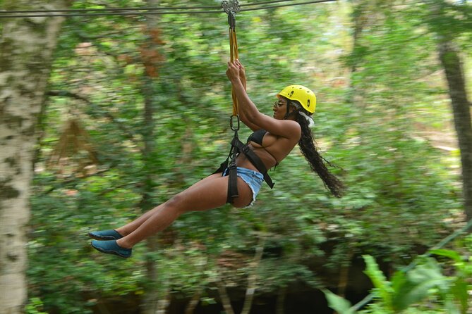 Adventure in the Mayan Jungle with ATV and Zip Line in Tulum - The abseiling wall and the physical demands