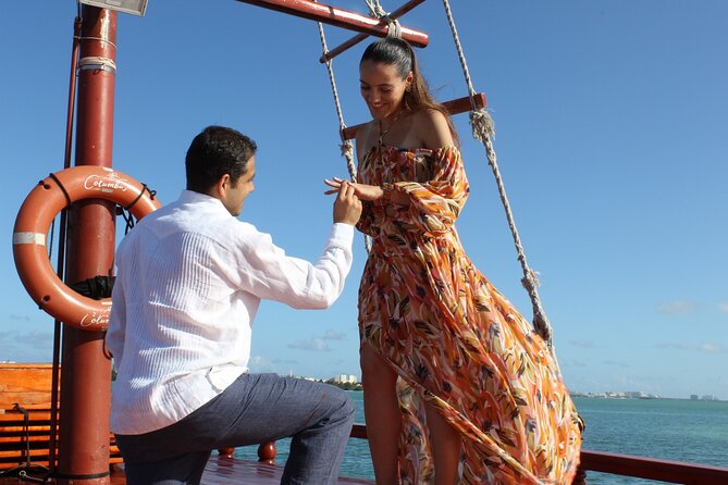 Amazing Romantic Dinner on a Spanish Galeon with Saxophone Music - Dinner choices: lobster, steak, surf and turf, or vegetarian lasagna