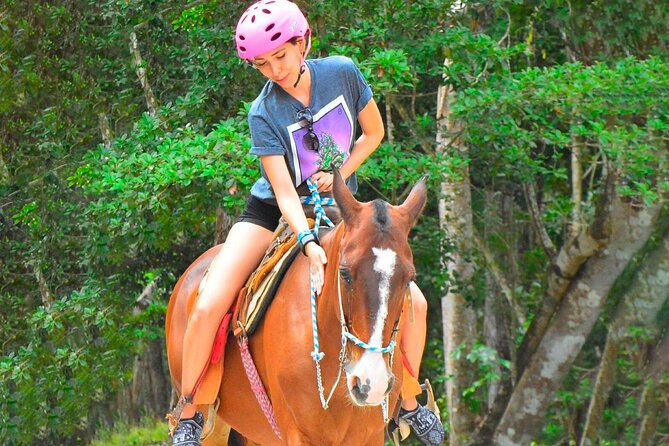 ATV Circuit in Cancun, Horseback Riding, Zip Lines, Cenote, lunch - One half-day, four kinds of jungle fun