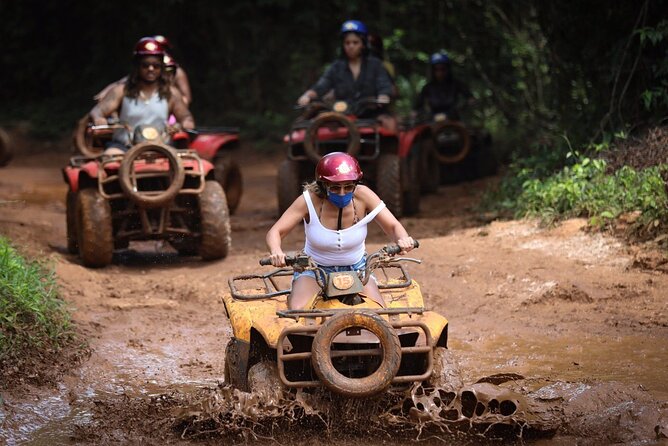 ATV, Ziplining & Cenote Tour, Transportation & Tequila Tasting - Cenote Verde Lucero is the natural pause