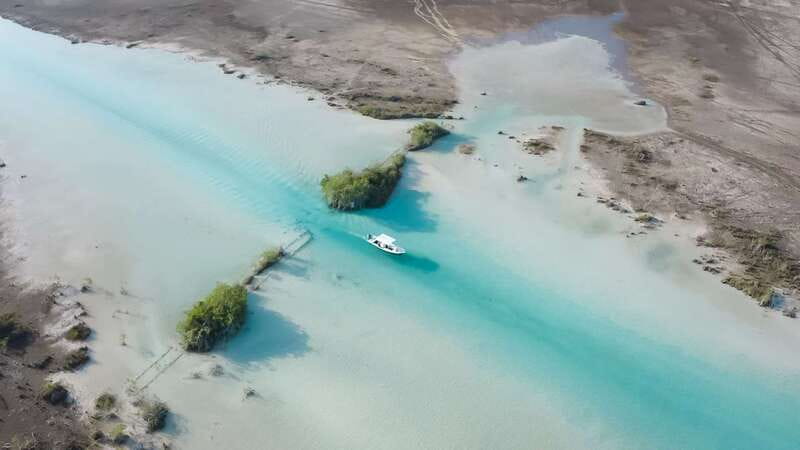 Bacalar: 3 Hour Boat Trip with Swimming & Drinks - Cenote Esmeralda: the first look at Bacalar’s depth