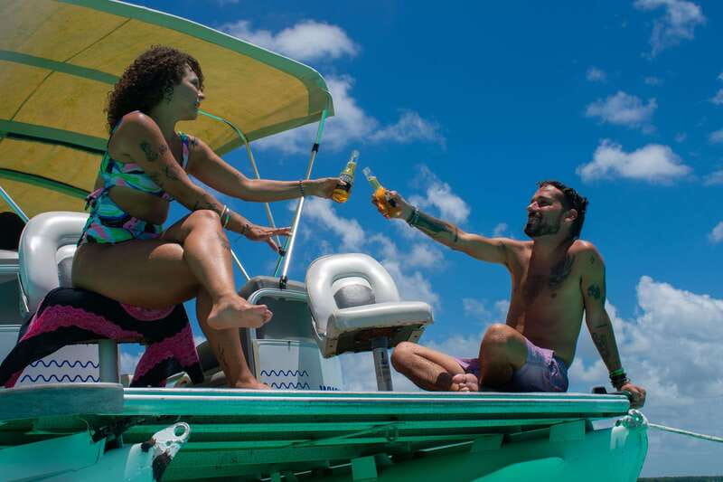 Bacalar: 3-hr Pontoon Boat Tour with Beach Club + Kayaks - What the $29 price really delivers