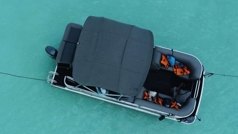 Bacalar: 3-hr Pontoon Boat Tour with Beach Club + Kayaks - Starting at the 360-degree observatory