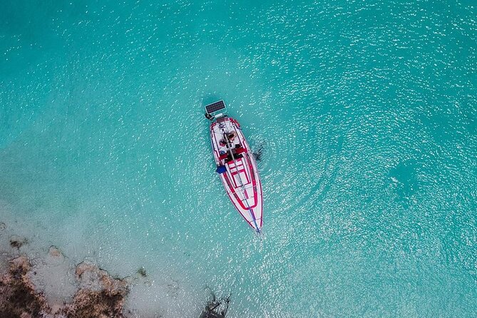 Bacalar: 4hr Private Sailing Tour with Guacamole & Drinks - Cenote Negro, where the water changes tone