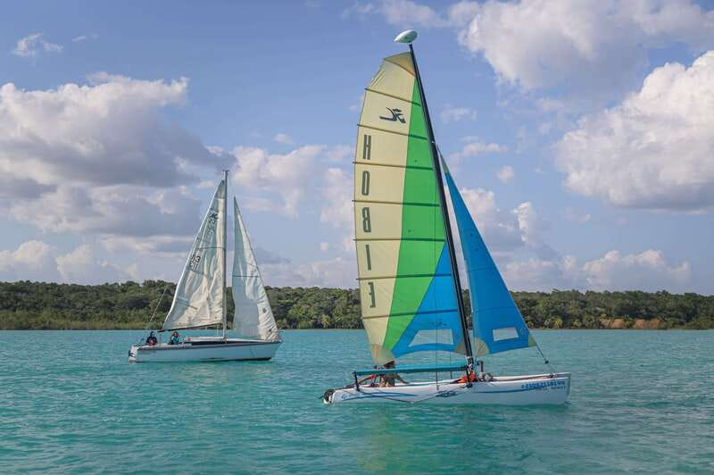 Bacalar: Group Sailing Tour with Guide - Sailing Bacalar Lagoon without engine noise