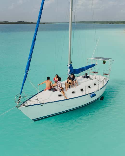 Bacalar Lagoon Sailing Tour with Open Bar and Mexican Lunch - Key points to know before you book