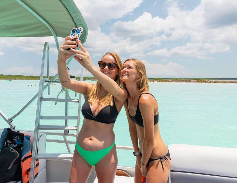 Bacalar: Lake of Seven Colors Pontoon Tour with Fruit - The guide can make or break the ride
