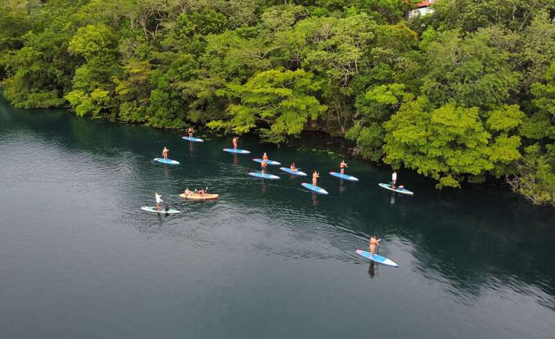Bacalar: Sunrise Paddleboard Tour with Floating Picnic - Key points to know before booking
