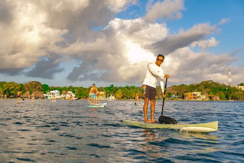 Bacalar: Sunrise Paddleboard Tour with Floating Picnic - How much value do you get for $29?