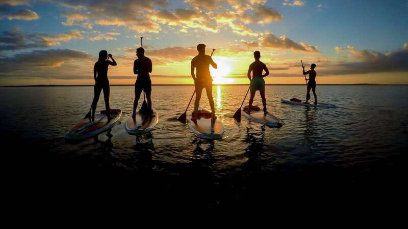 Bacalar Sunrise Stand Up Paddleboard: A Unique Experience - Getting comfortable on the paddleboard
