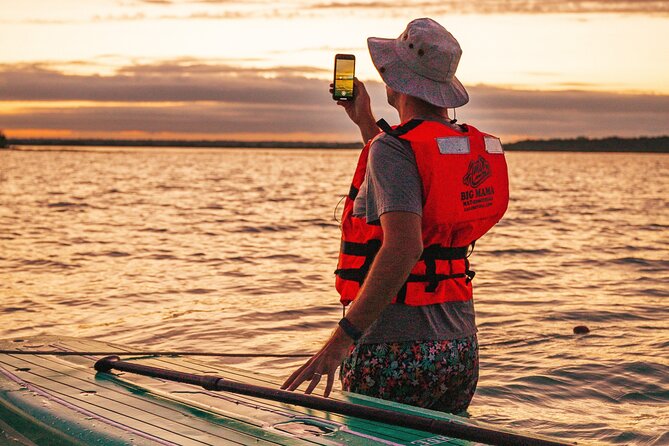 Bacalar Sunrise Stand Up Paddleboard Tour with Breakfast & Photos - Breakfast served on the water