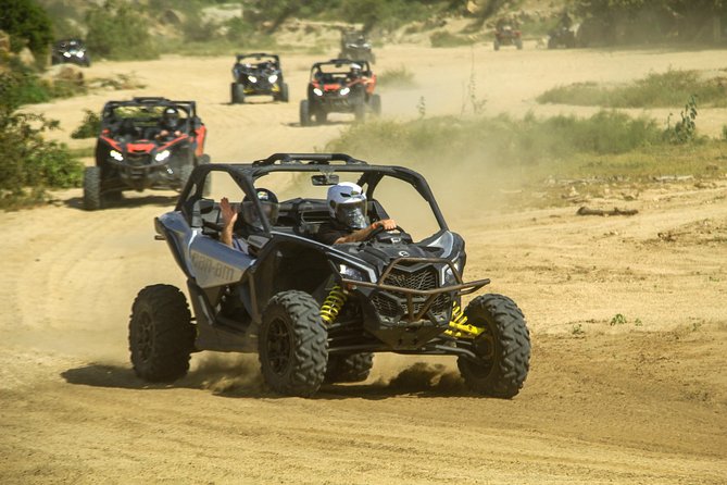 Beach and Desert Premium X3 UTV Tour in Cabo - A fast start in the Baja desert