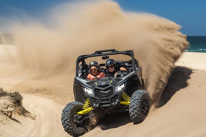 Beach and Desert Premium X3 UTV Tour in Cabo - Migriño Beach and the Pacific edge