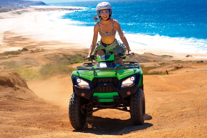 Beach ATV, Free Camel Ride, and Sky Bike Combo - Meeting the camels on the Pacific coast