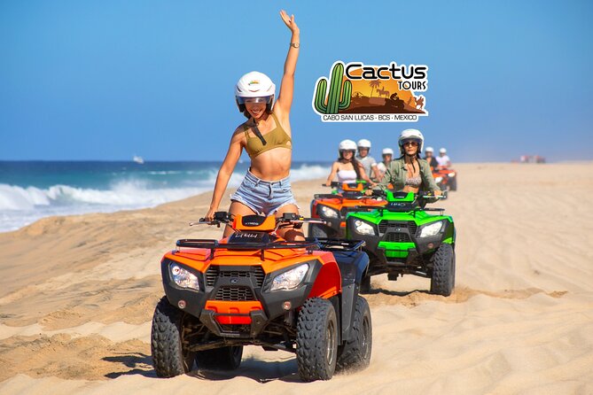 Beach ATV, Free Camel Ride, and Sky Bike Combo - Safety first, then an ATV ride through the desert