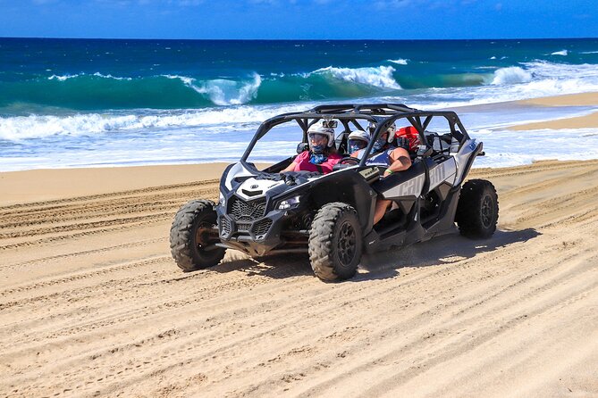 Beach UTV Adventure with Free Camel and Horseback Ride - A camel ride with Pacific beach views