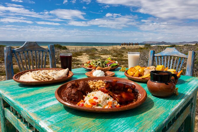 Boat Ride to the Arch and Beach Camel Ride in Cabo San Lucas - Lunch, quesadillas, and tequila at the ranch