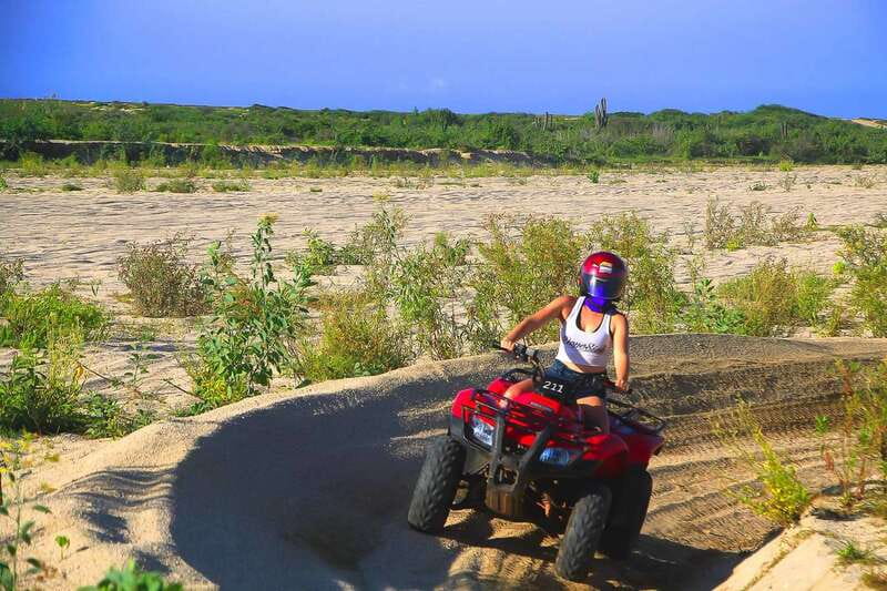 Cabo: Beach & Desert Single ATV Tour with Tequila Tasting - The Migriño Beach payoff