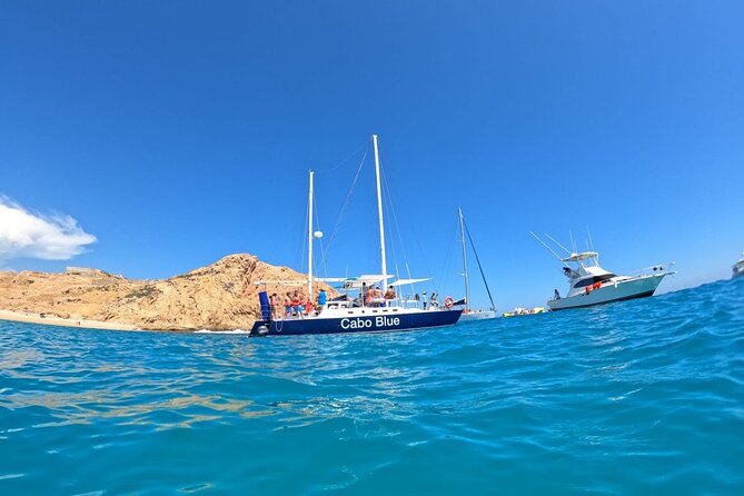 Cabo Blue Snorkeling Cruise, Open Bar and Lunch in Cabo San Lucas - Pelican Rock and the First Look at Land’s End