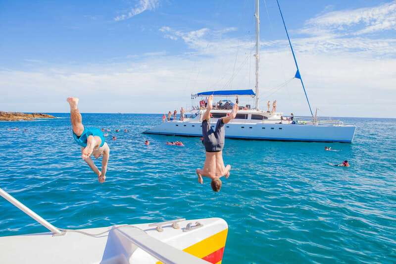 Cabo Catamaran Snorkel: Arch & Santa Maria, Open Bar, Snacks - Santa Maria Bay for one hour in the water