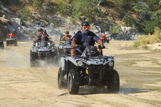 Cabo Migrino Beach and Desert ATV Tour plus Tequila Tasting - The stop after the ride: tequila and photographs