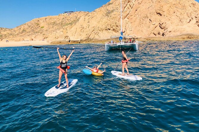 Cabo San Lucas and Santa Maria Bay Snorkeling Sightseeing Cruise - Lunch, margaritas, and the party-boat atmosphere