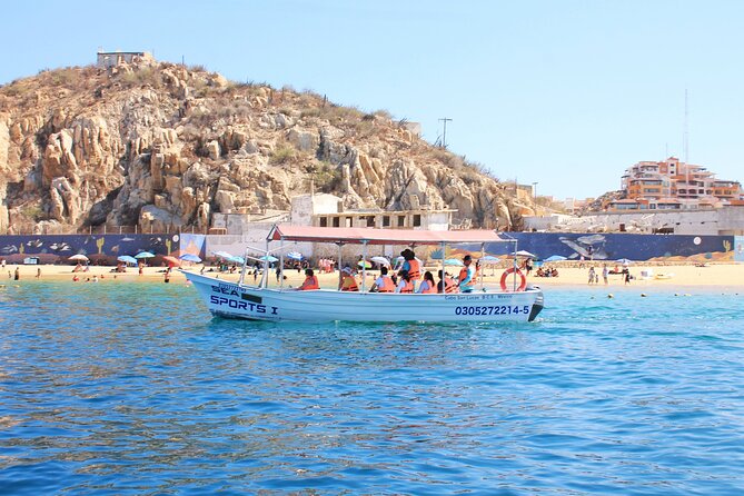 Cabo San Lucas Arc Group Tour in Glass Bottom Boat - Playa de los Amantes and the two faces of Cabo