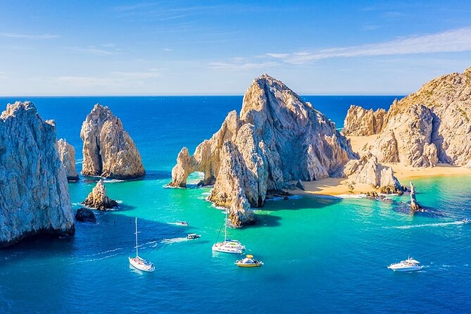 Cabo San Lucas Arch Tour and we go down to Playa del Amor - From the marina to the Sea of Cortez