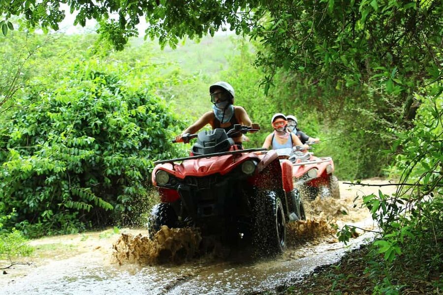 Cabo San Lucas: Beach & Desert ATV Tour with Tequila Tasting - From Cabo hotel pickup to the Baja trailhead