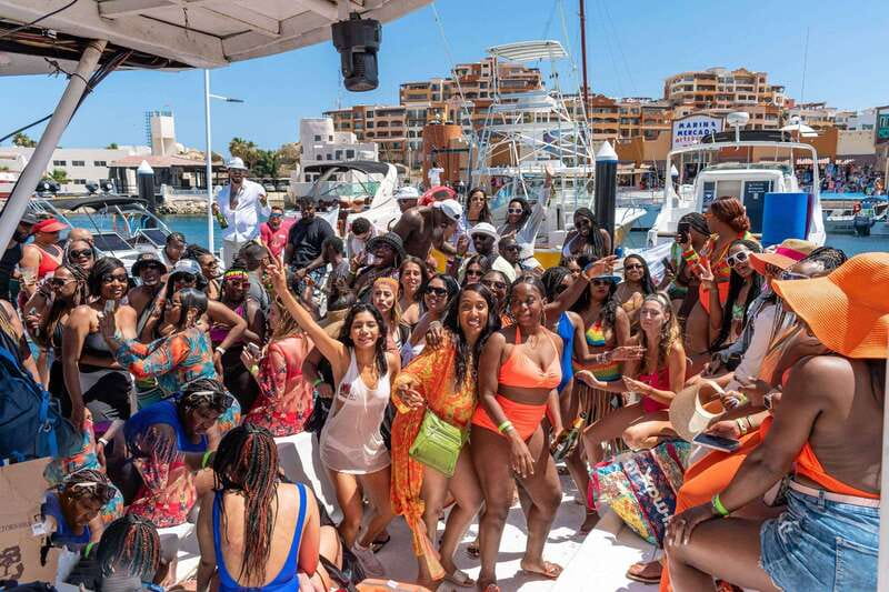 Cabo San Lucas: Hip Hop Boat Party with Unlimited Drinks - Boarding Cabo Wave behind Breathless Hotel