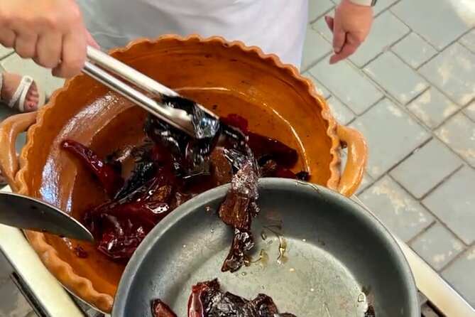 Cabo San Lucas Mexican Cooking Class Experience and Local Markets - Sitting down to eat what you prepared