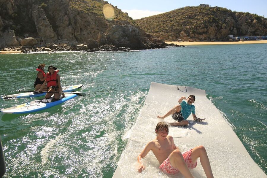 Cabo San Lucas: Private Catamaran Cruise - Crew service and onboard photography