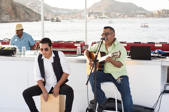 Cabo Sunset Dinner Cruise with Live Music & Open Bar on Cabo Wave - The open bar and onboard entertainment