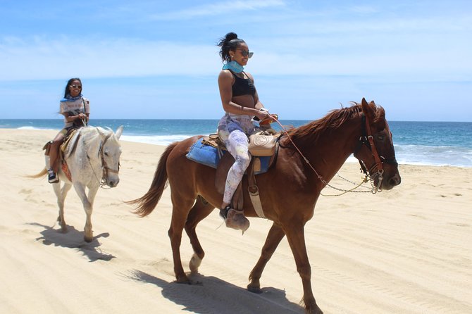 Cabo White Sand Horseback Riding Tour and Tequila Tasting - Hotel pickup is useful, but allow extra time
