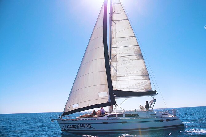 Cabos Original Sunset Cruise To The Arch - Passing Lover’s Beach and the first rock formations