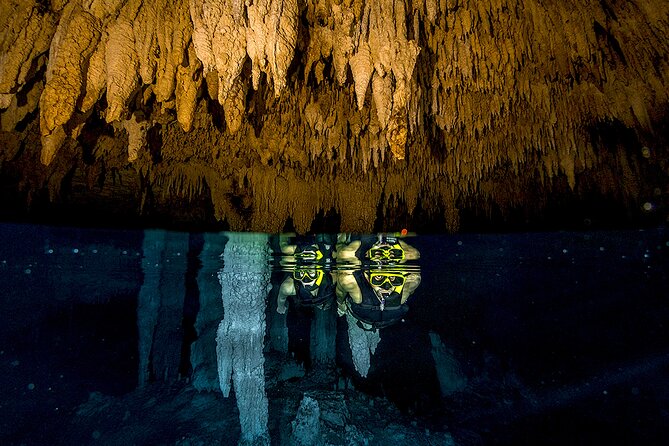 Cancun Cenote Tour: Snorkeling, Rappelling and Ziplining - The jungle approach and 40-foot rappel