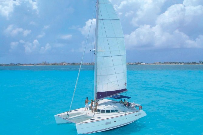 Cancun Half-Day Sailing Catamaran Cruise to Isla Mujeres - Snorkeling at El Meco Reef, when the sea cooperates