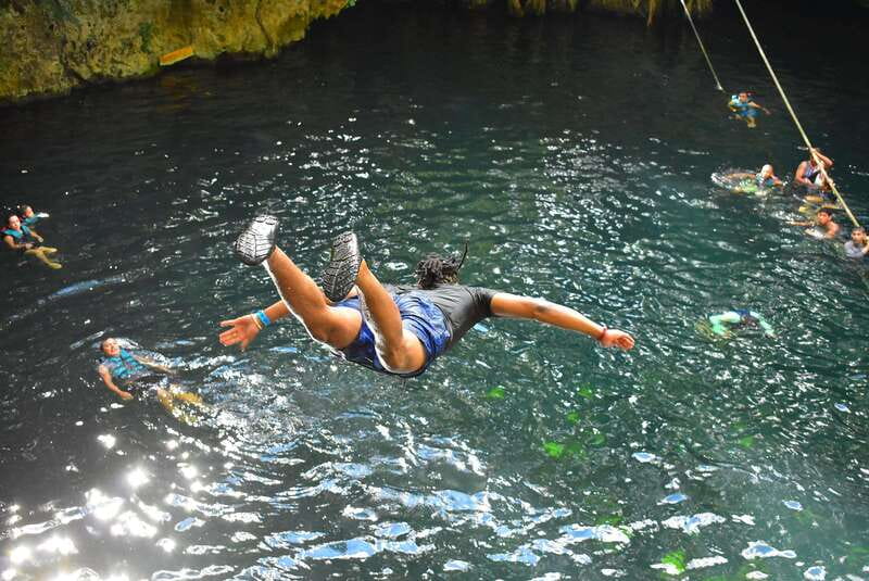 Cancun: Jungle ATV Tour, Ziplining, and Cenote Swim - Tacos, a short dance show, and the hacienda stop