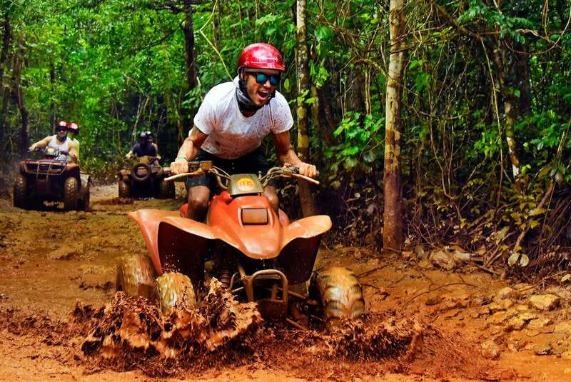 Cancun: Jungle ATV Tour, Ziplining, and Cenote Swim - What to wear and pack for a wet, dusty outing