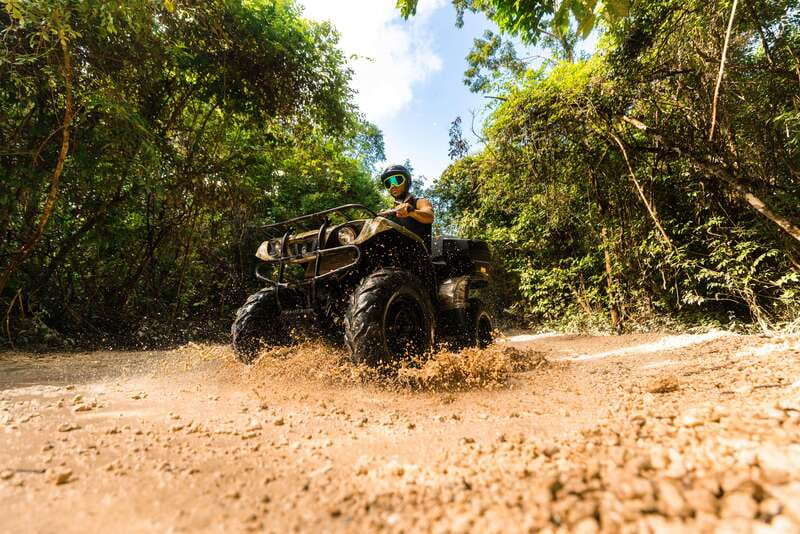 Cancun: Jungle ATV Tour, Ziplining, and Cenote Swim - Riding the 30-minute ATV jungle circuit