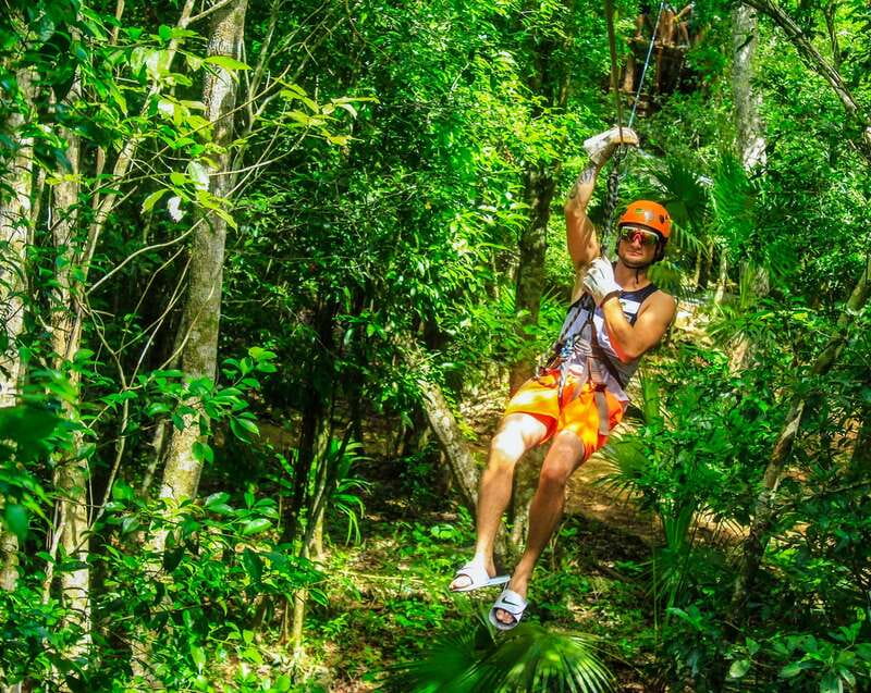 Cancun & Riviera Maya: ATV, Zipline, & Cenote Combo Tour - Riding the Honda ATV through the forest