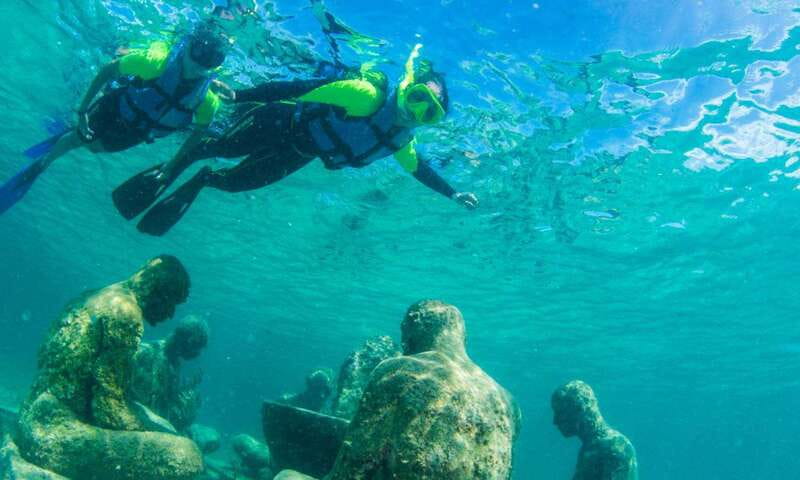 Cancun: Snorkeling Tour at MUSA The Underwater Museum - First stop: floating above 400 sculptures
