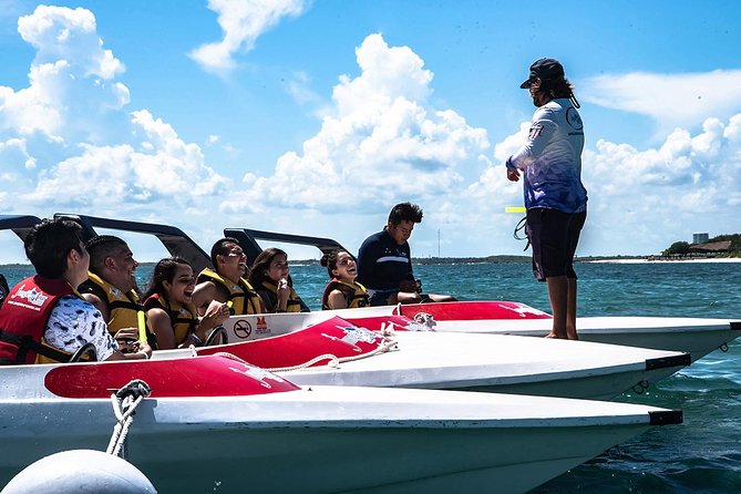 Cancun speedboat and snorkel tour: shared speedboat - Who will enjoy it most