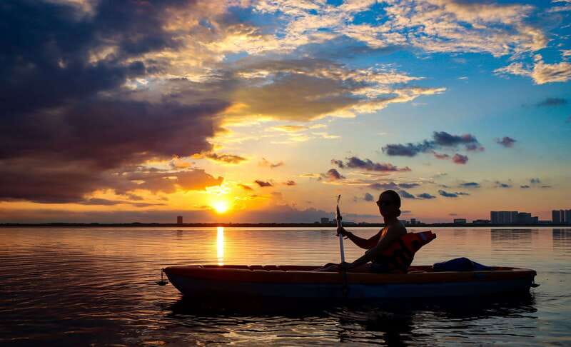 Cancun: Sunset Kayak Experience in the Mangroves - The 15-minute break is for water, photos, and breathing room